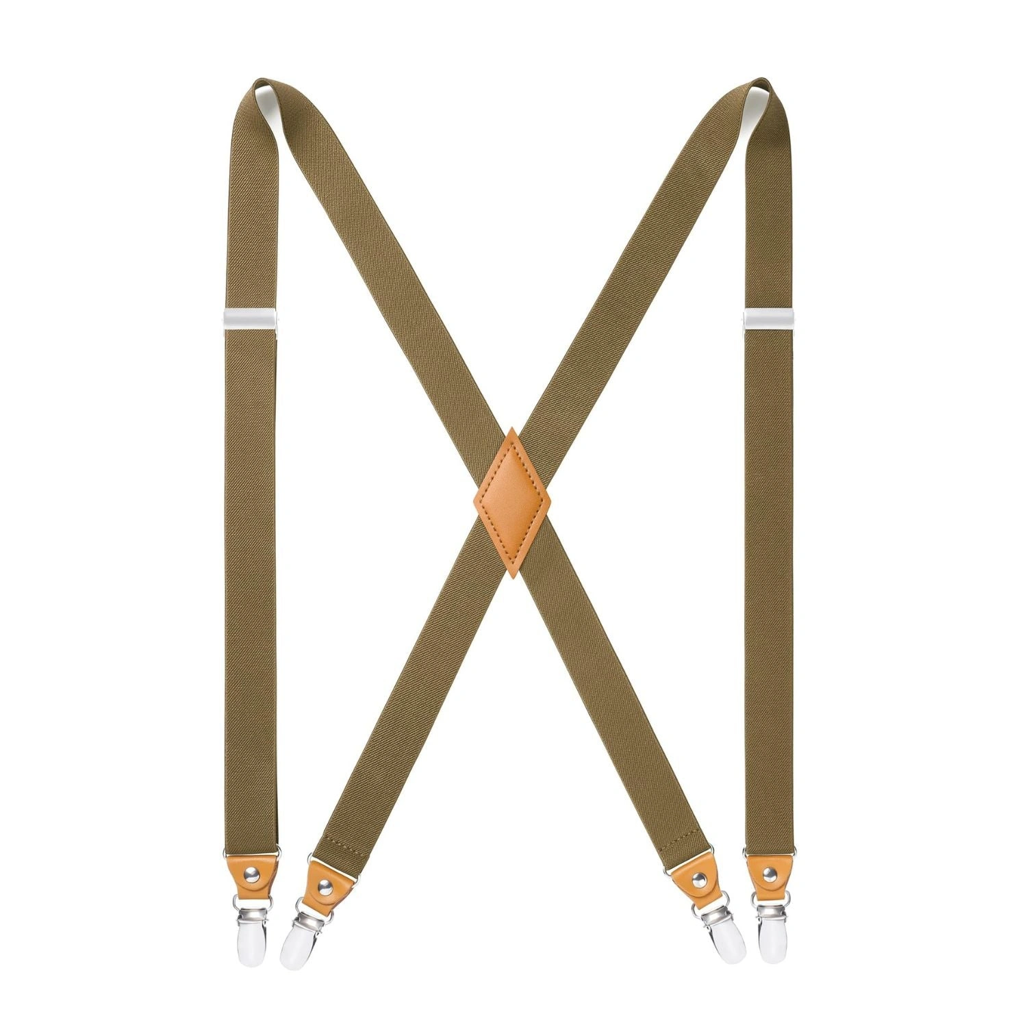 Verstelbare bretels 1 inch, 4 clips, khaki 05 - stijlvol en praktisch voor elke dag!